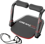 Core Max PRO with Resistance Bands Abs and Total Body Smart 8 min Workout & Cardio Machine.
